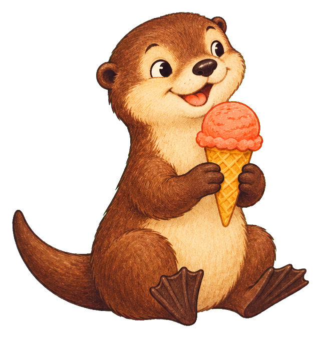 Preview for Storybook Otter Ice Cream Treat