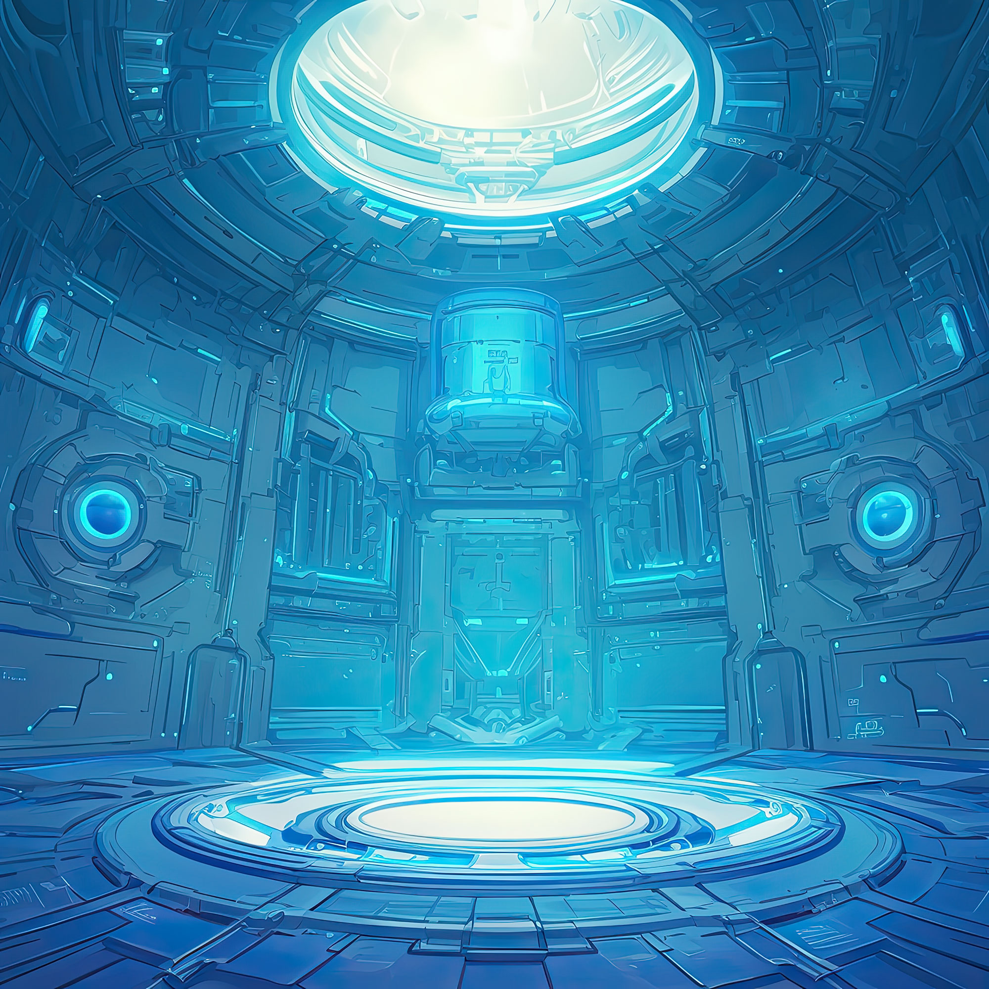 Preview for Futuristic-chamber-design-sci-fi-backdrop-background-cb36d