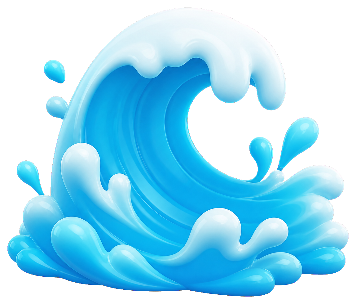Preview for Wave Splash Sticker