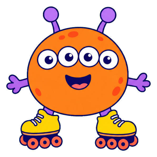 Preview for Funny Cartoon Alien Sticker