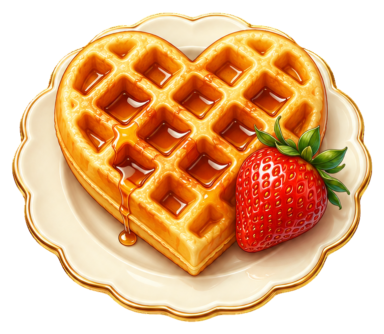 Preview for Valentine Keepsake Heart Waffle