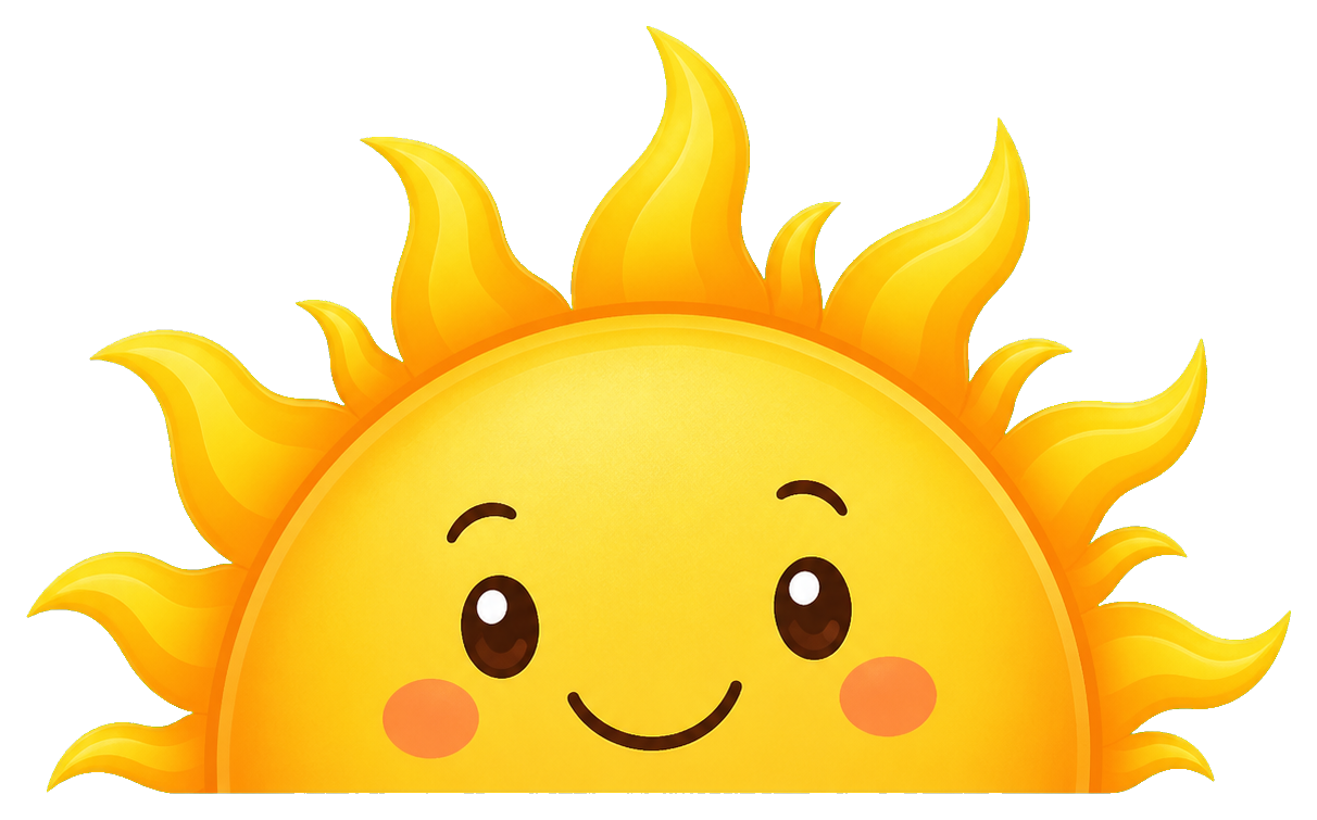 Preview for Sun Peeking Arc Sticker