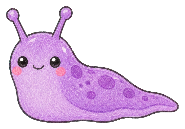 Preview for Purple Slug Sticker Graphic