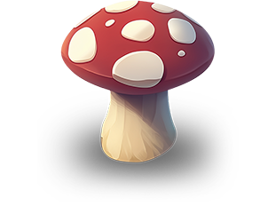 Preview for Red-mushroom-digital-illustration-flora-sticker-4da4f