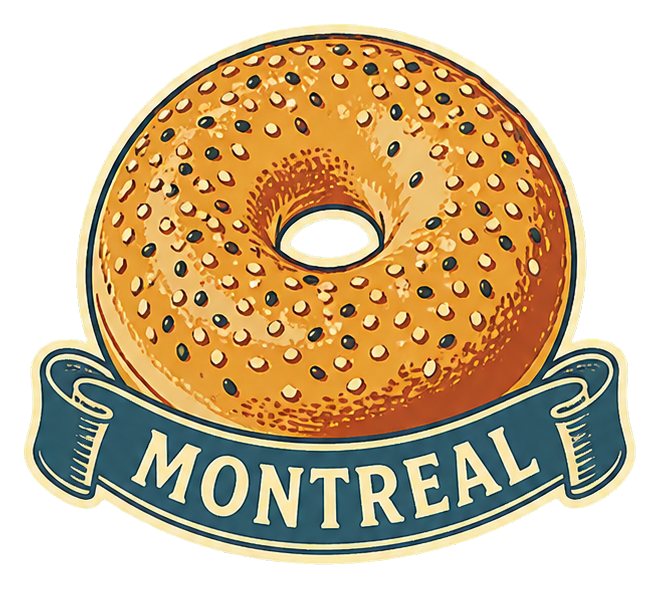 Preview for Montreal Bagel Sticker Graphic