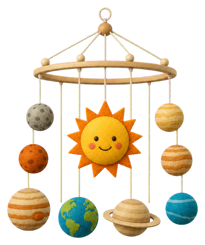 Preview for Solar System Hanging Mobile Sticker