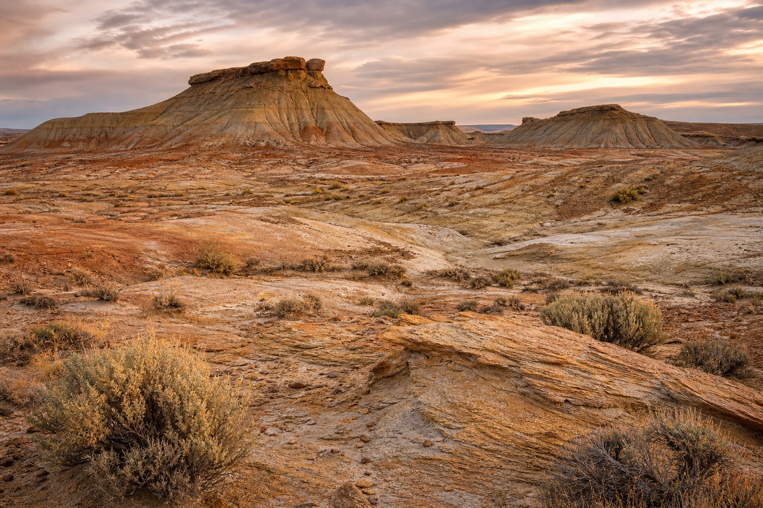 Preview for Desert Clay Landscape Background