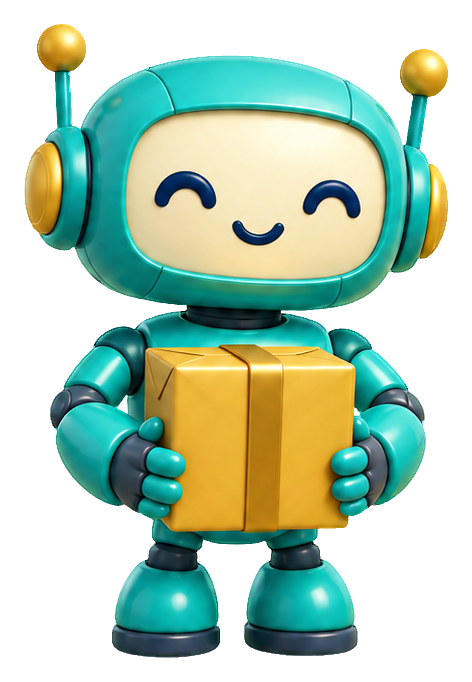 Preview for 3d Playful Robots Delivery Robot