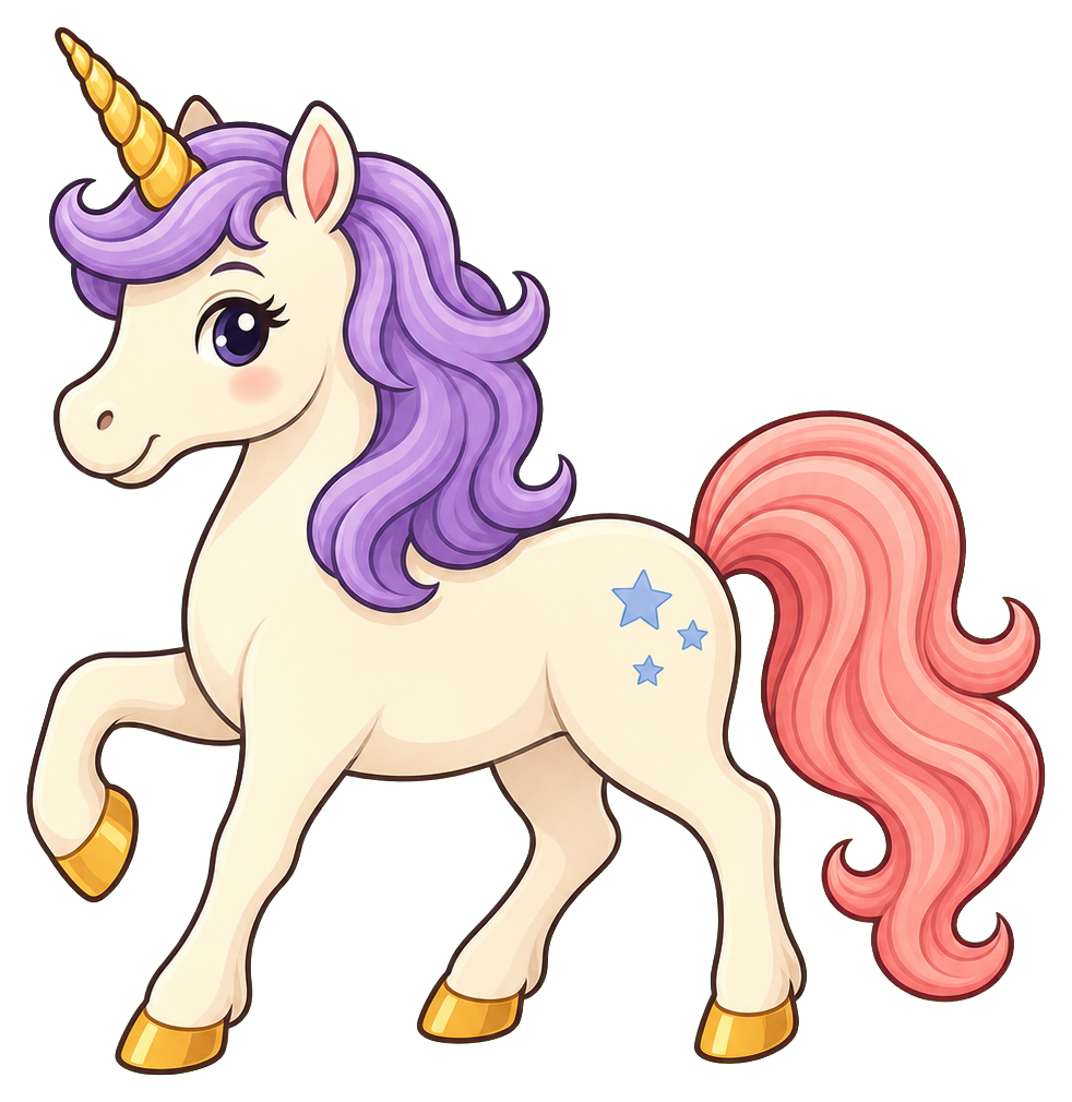 Preview for Prancing Unicorn Sticker