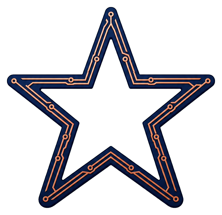 Preview for Circuit Trace Star Sticker