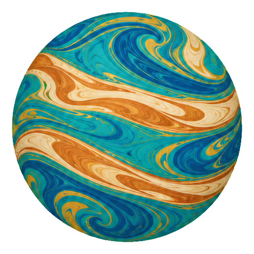 Preview for Marbled Celestial Shapes Striped Planet