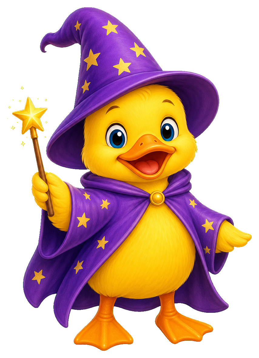 Preview for Wizard Duck Sticker
