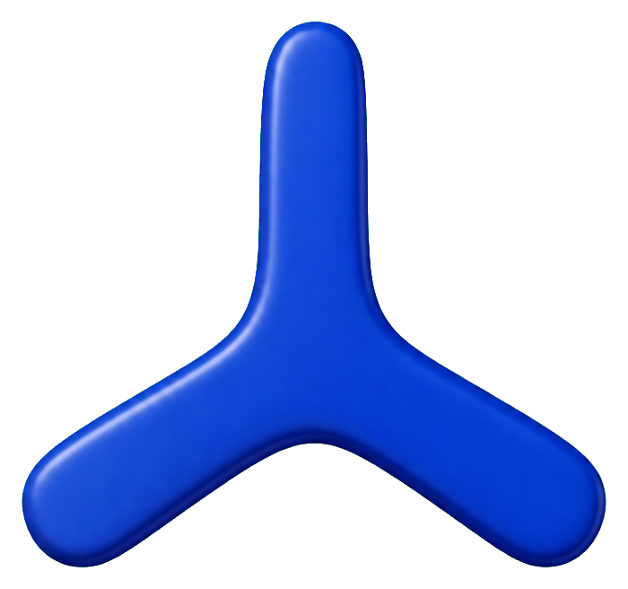 Preview for Cobalt Boomerang Sticker