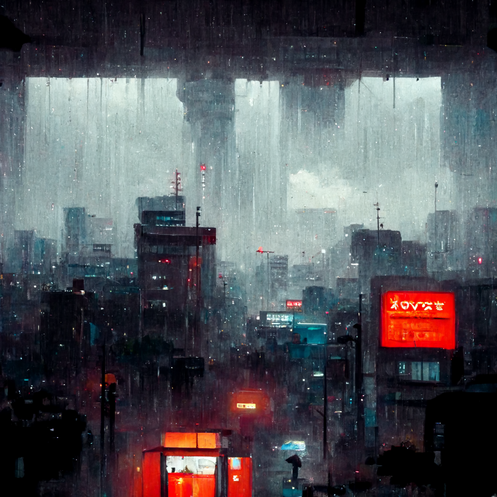 Preview for Rainy-city-night-scene-ai-images-background-8d736