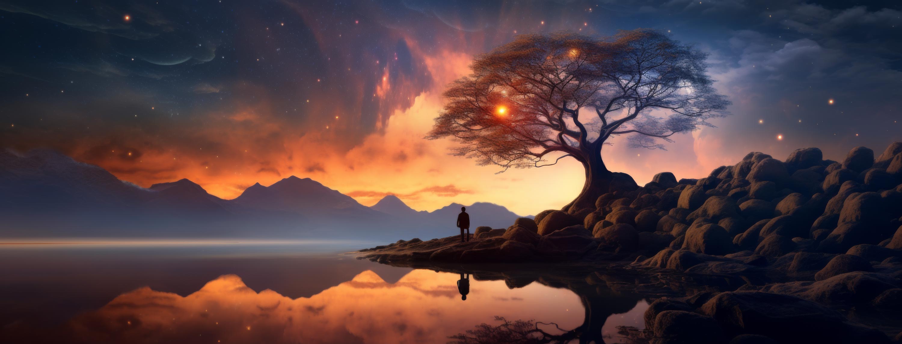 Preview for Serene-landscape-at-sunset-astrophotography-cover-background-dbcb9