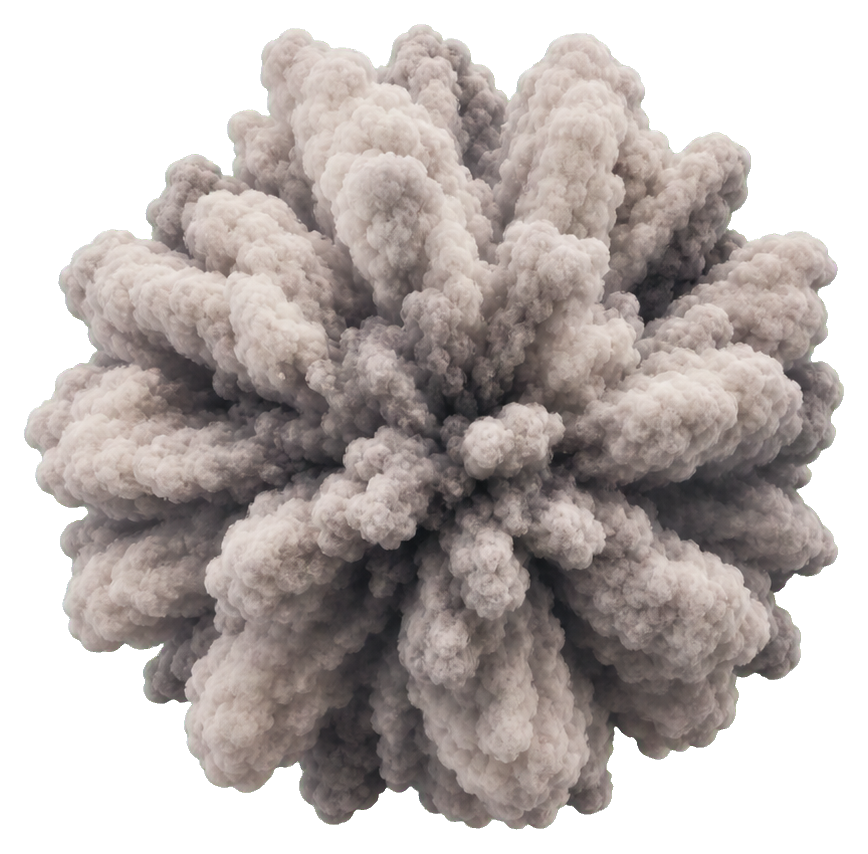 Preview for Realistic Gray Explosion Puff Sticker
