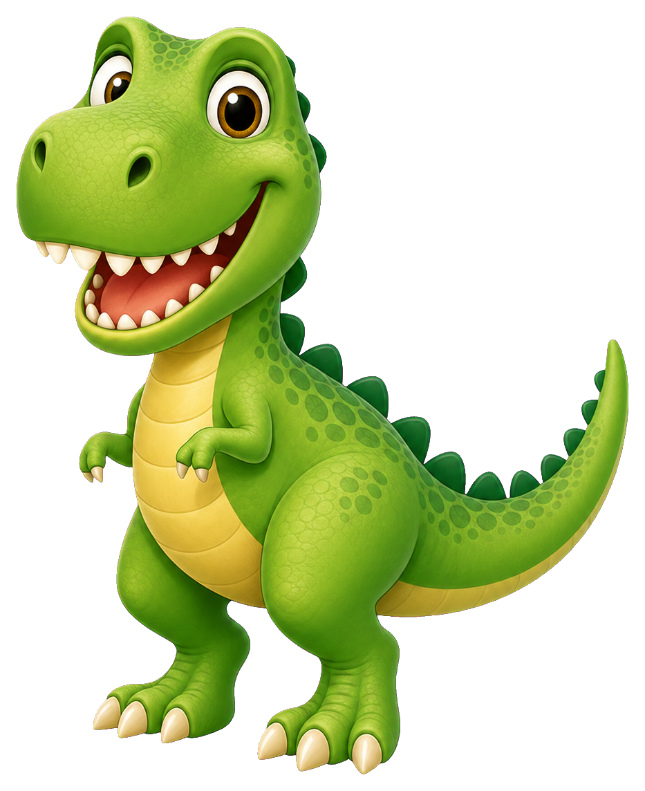 Preview for Green Dinosaur Sticker Graphic