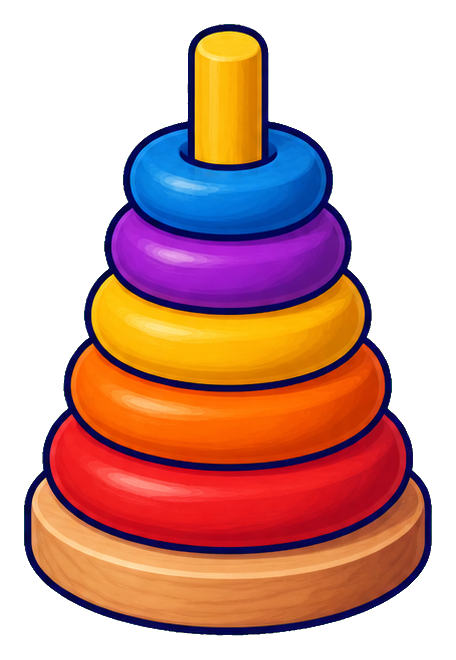 Preview for Rainbow Ring Stacker Sticker