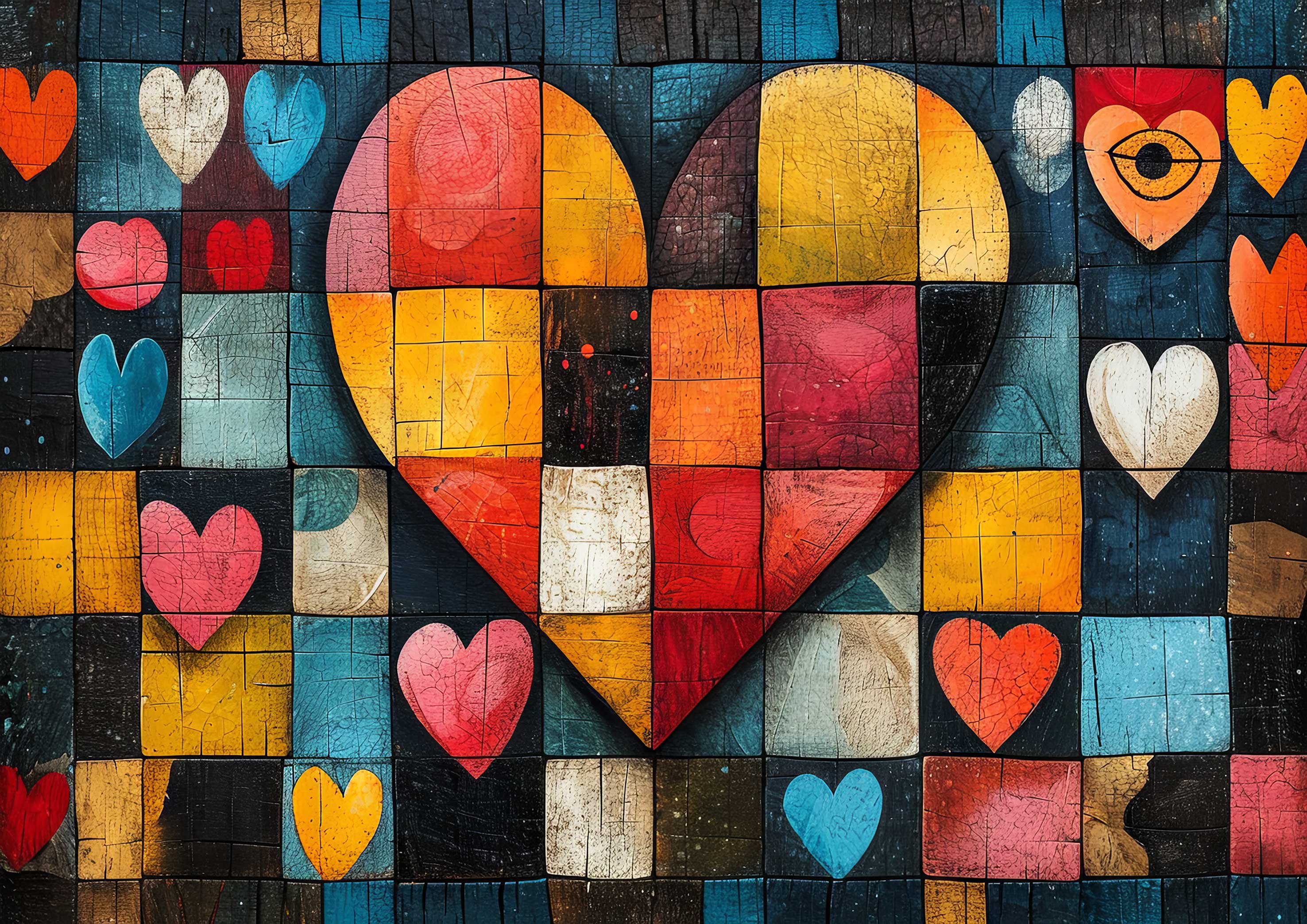 Preview for Mosaic-heart-artwork-love-background-f2f26