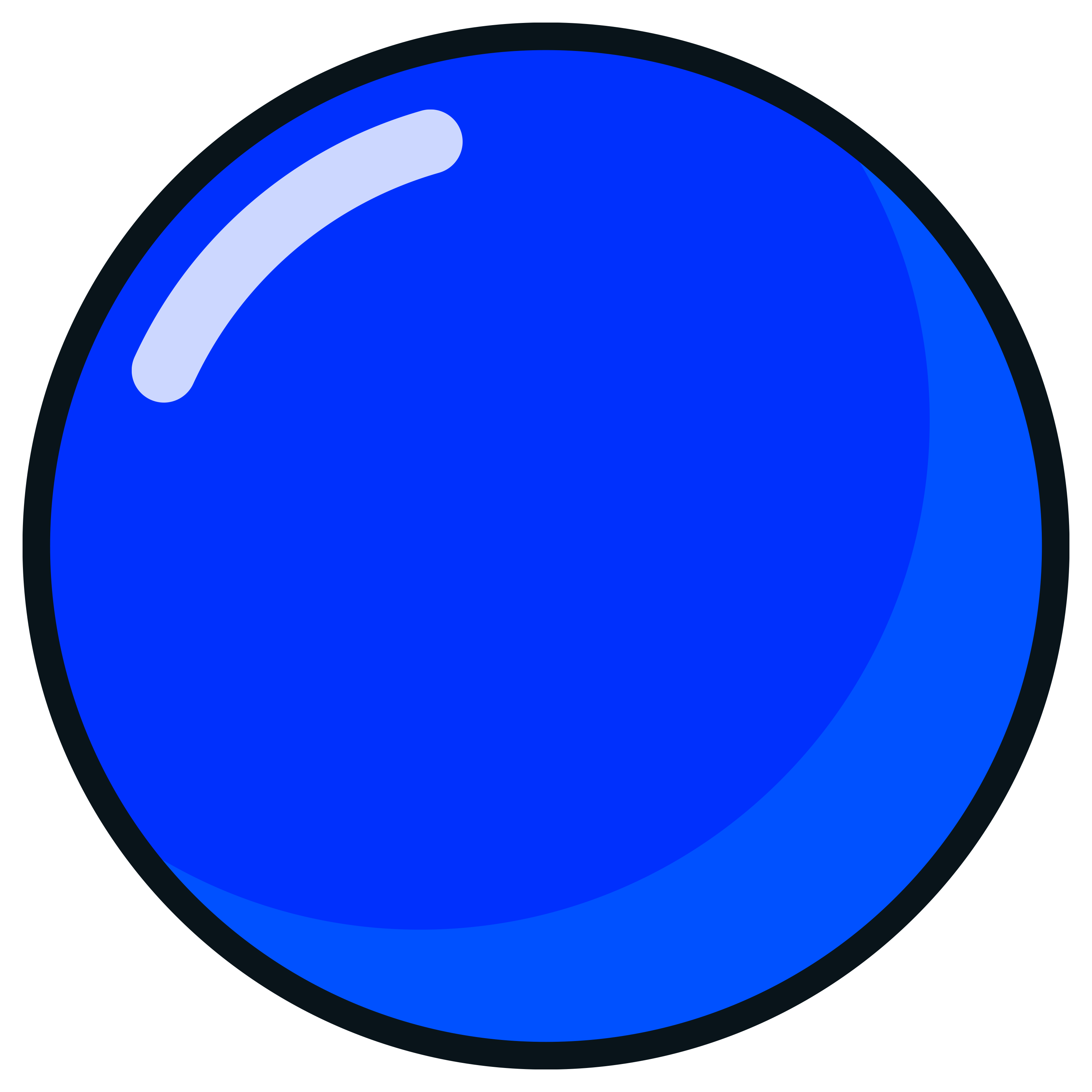 Preview for Blue-sphere-icon-classic-emoji-sticker-1f8a3