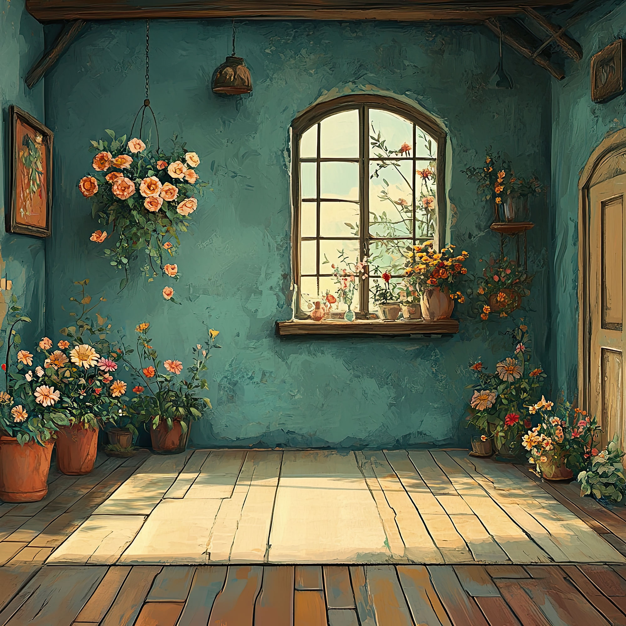 Preview for Cozy-floral-room-interior-interior-backdrop-background-2ee38