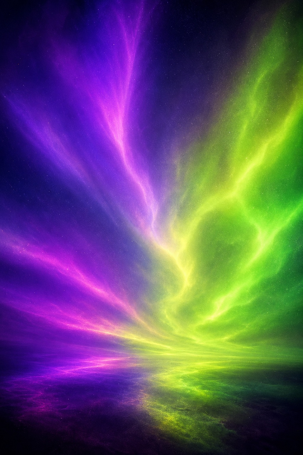 Preview for Neon Aurora Gradient Stock Background