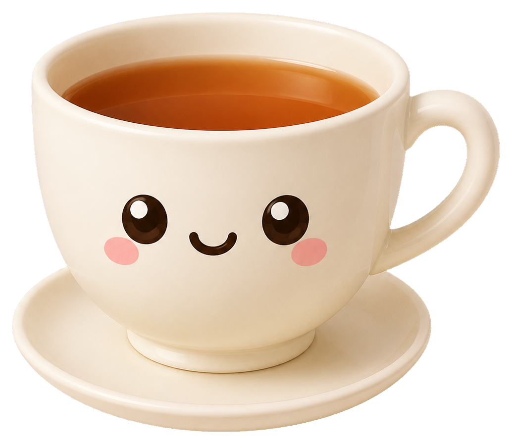 Preview for Kawaii Tea Cup Sticker