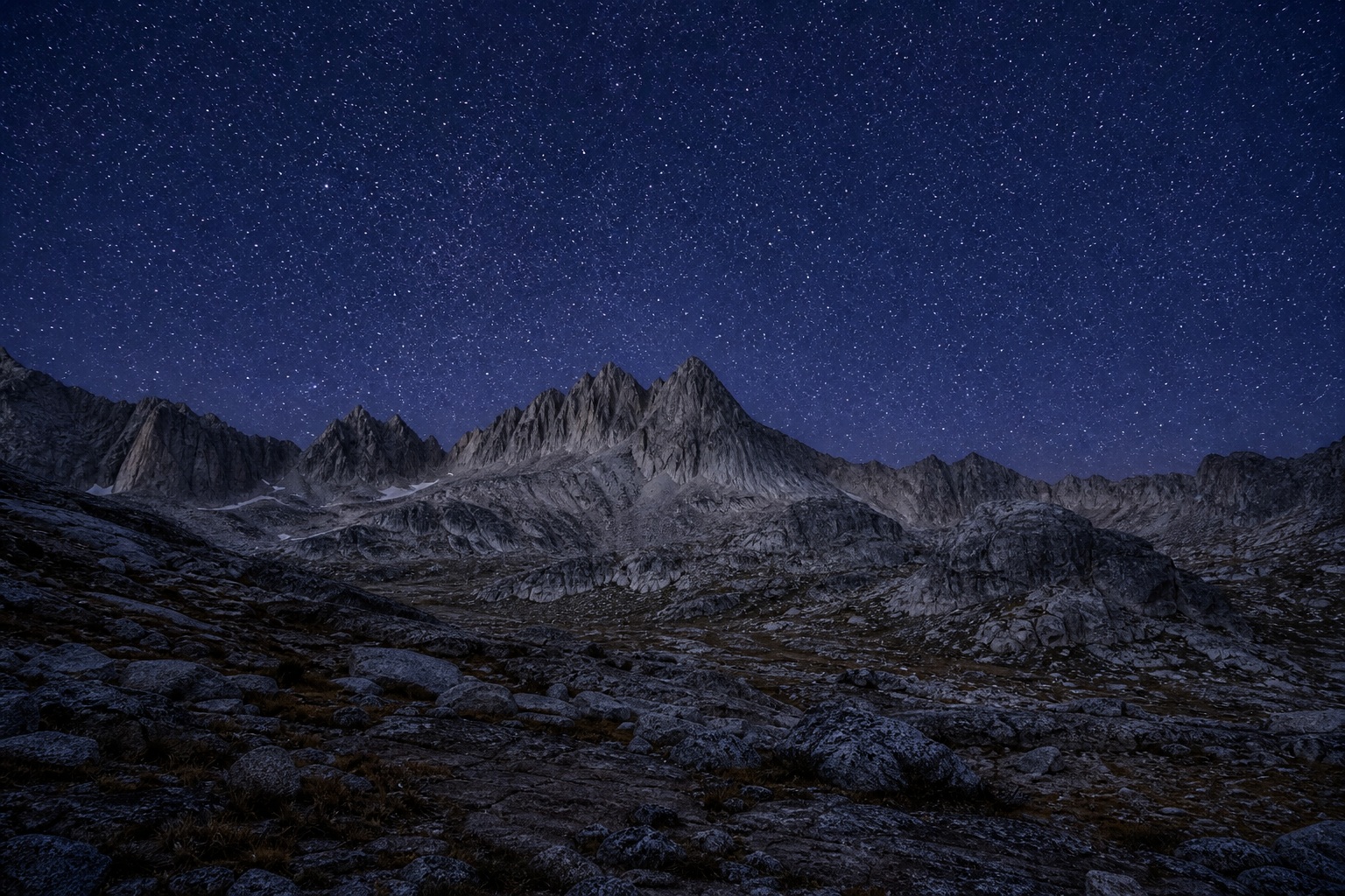 Preview for Starry Mountain Night Background