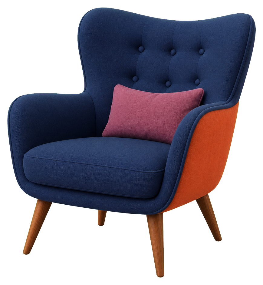 Preview for Armchair Sticker For Home Decor Designs