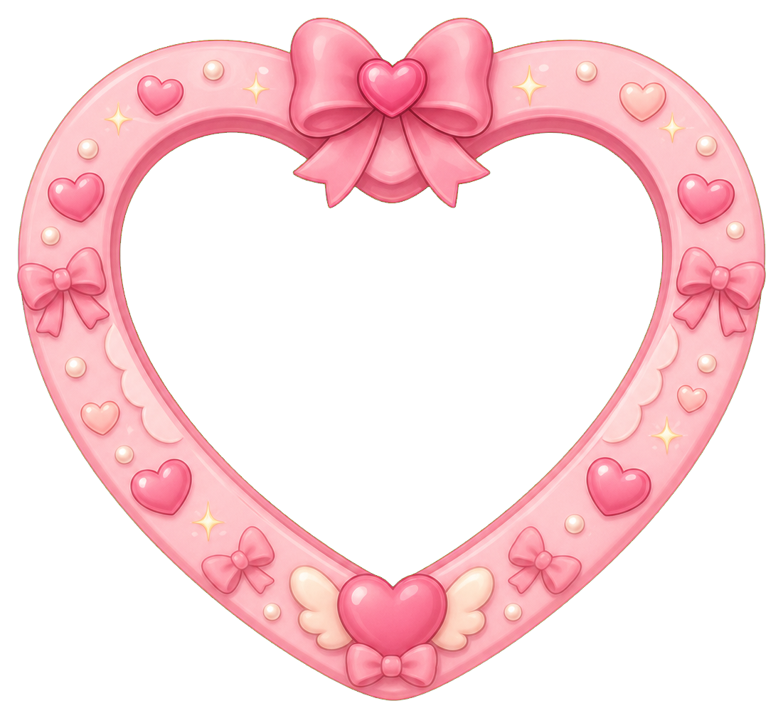 Preview for Selfie Frame Heart Sticker