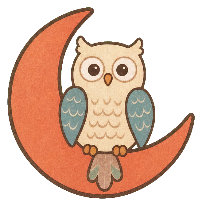 Preview for Cream Halloween Owl Sticker