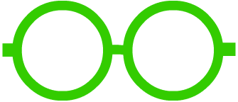 Preview for Green-glasses-icon-sticker-85231