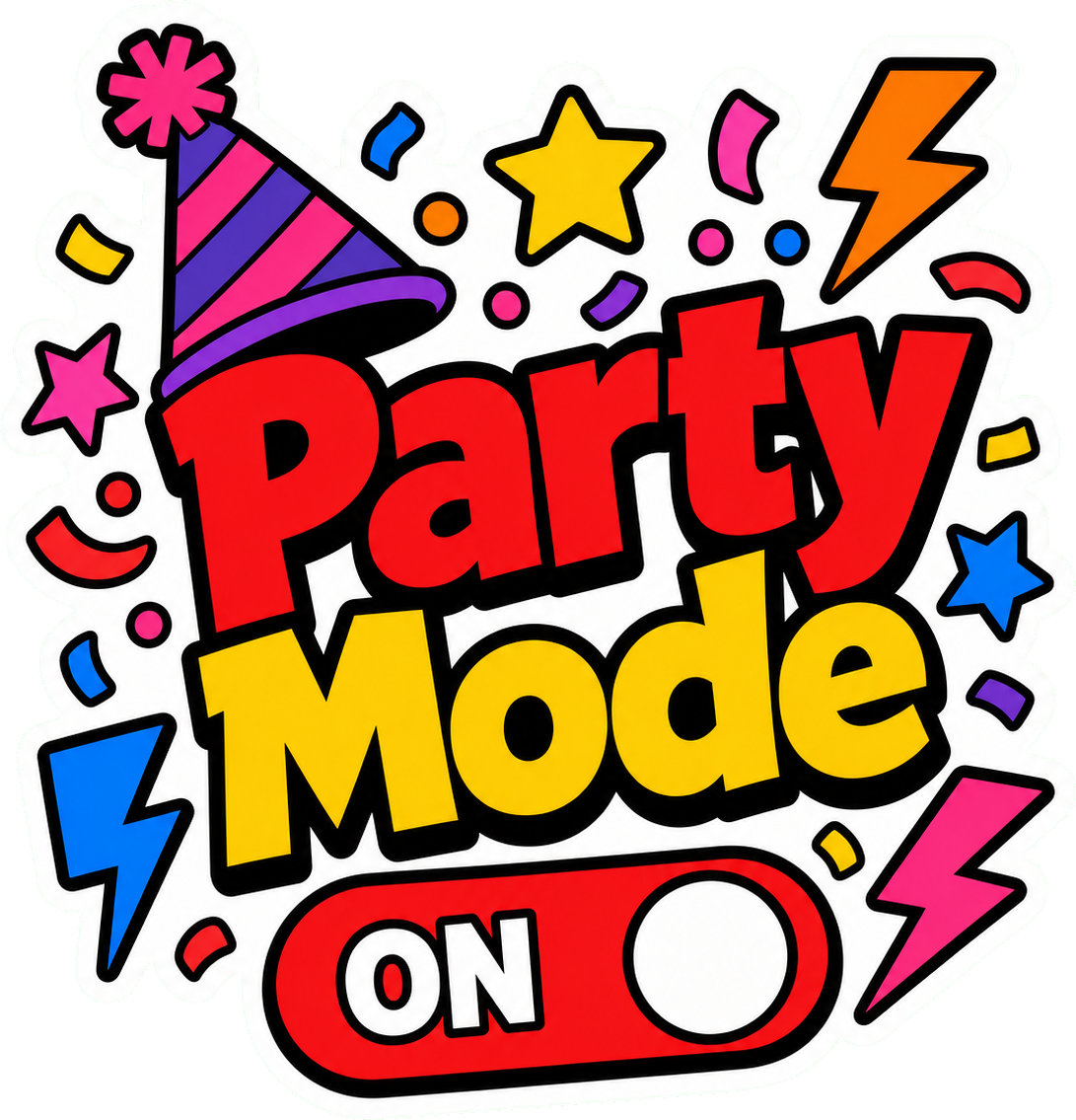Preview for Party Mode On Birthday Sticker