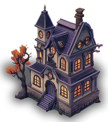 Preview for Spooky-victorian-house-pixel-art-building-sticker-5dfd5