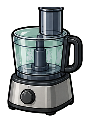 Preview for Food Processor Sticker Graphic