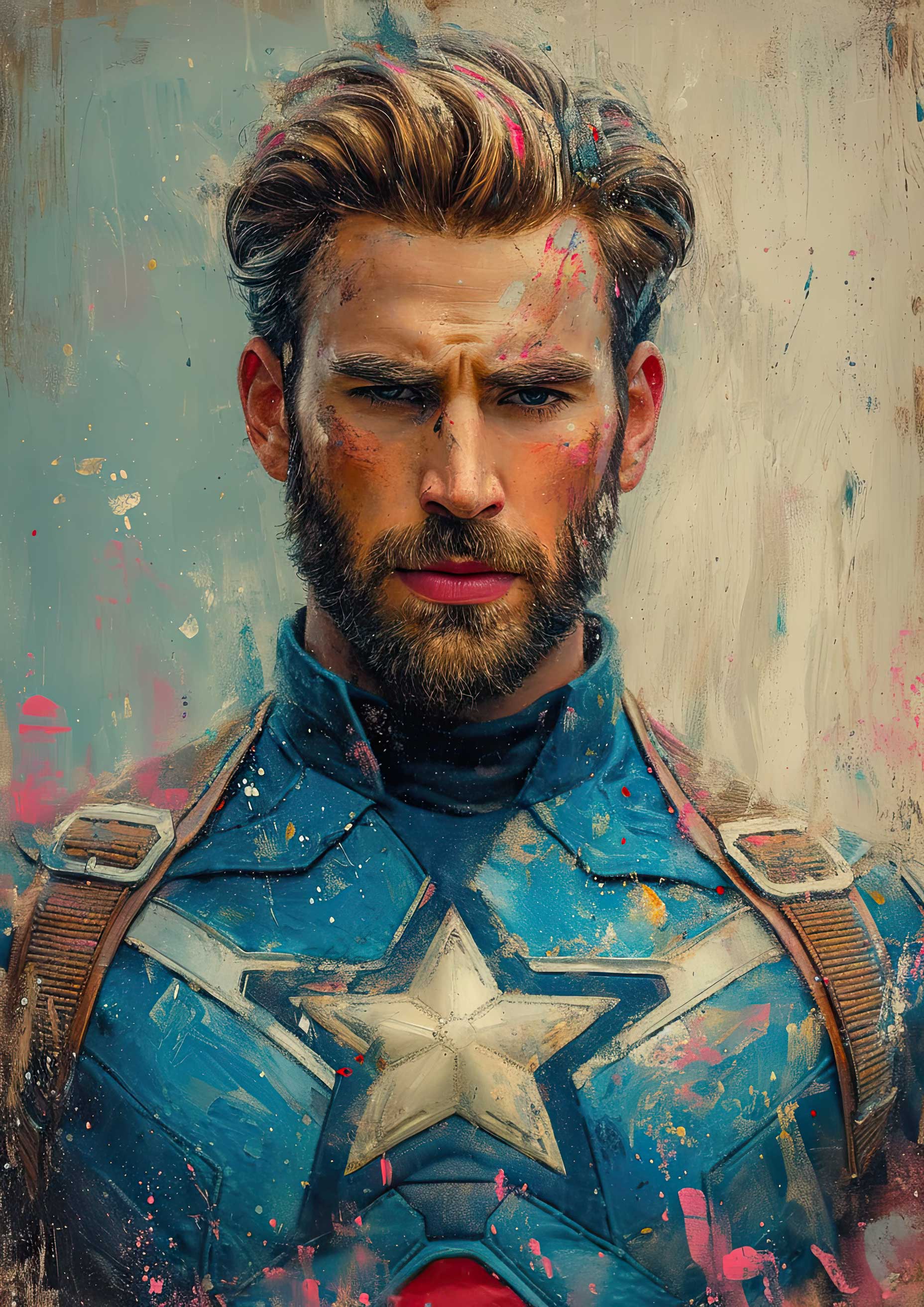 Preview for Captain-america-artistic-portrayal-celebrities-background-58b08