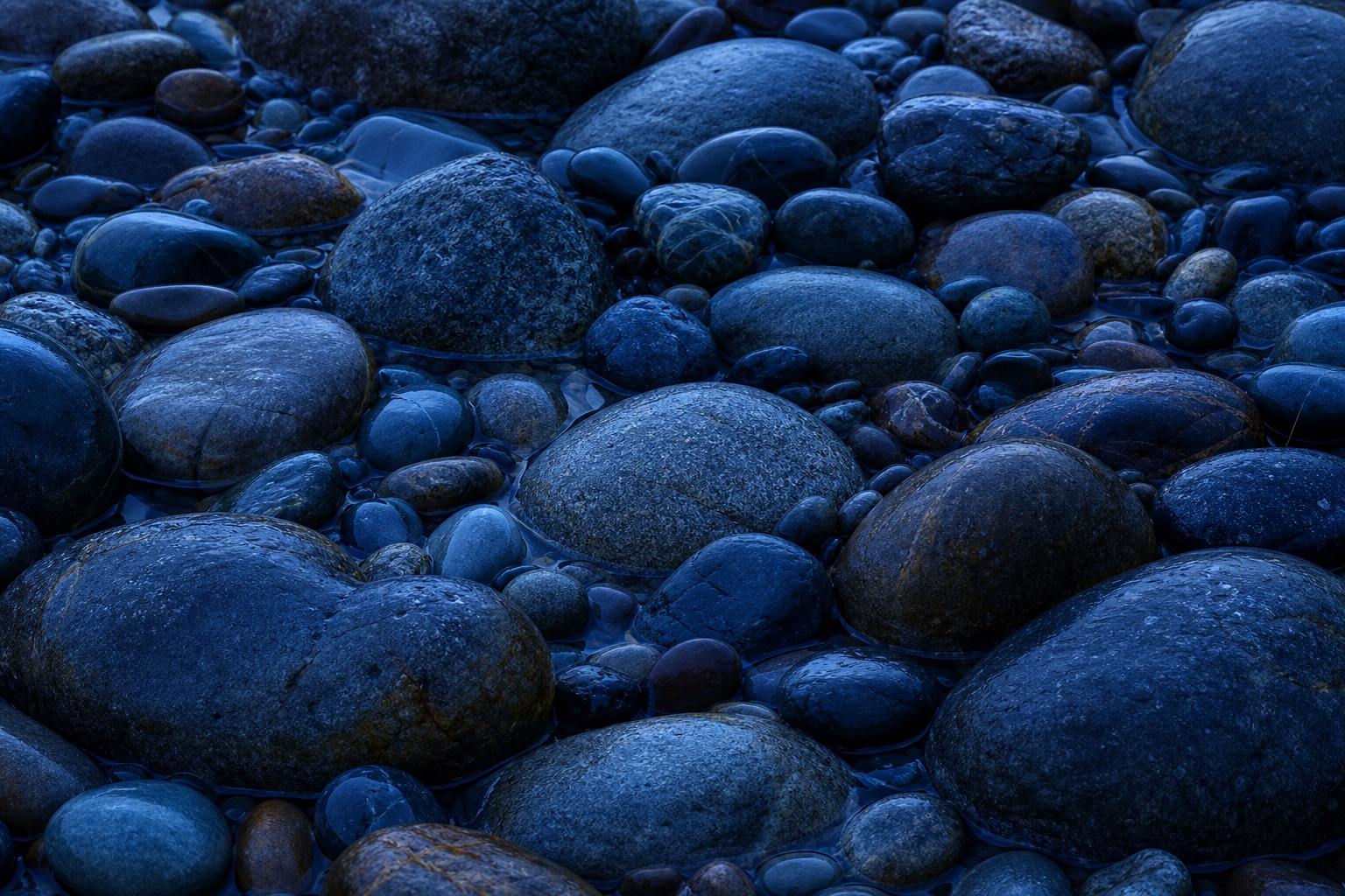 Preview for Blue River Stone Texture Background