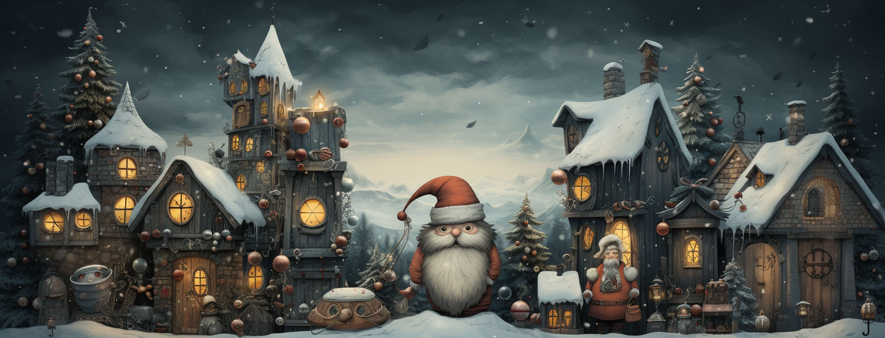 Preview for Whimsical-winter-village-scene-christmas-cover-background-fc91b