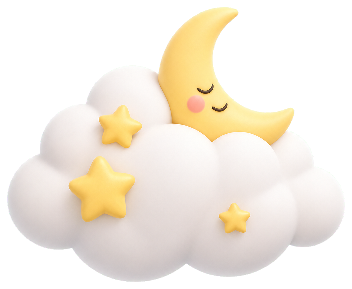 Preview for Cloud Moon Stars Sticker Graphic
