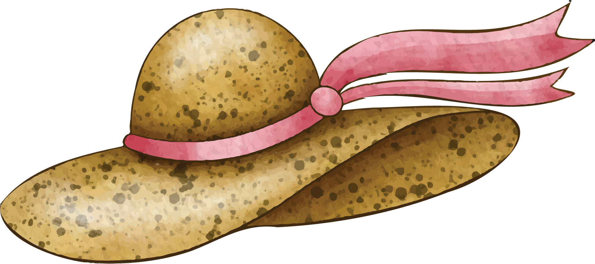 Preview for Vintage-sun-hat-summer-watercolor-sticker-3abe1