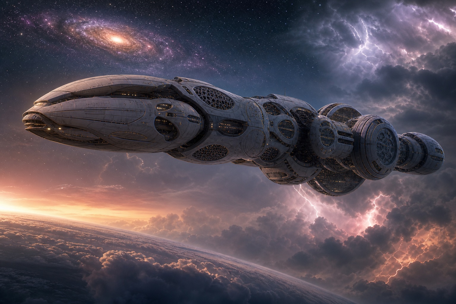 Preview for Generation Ship Stormlight Stock Background