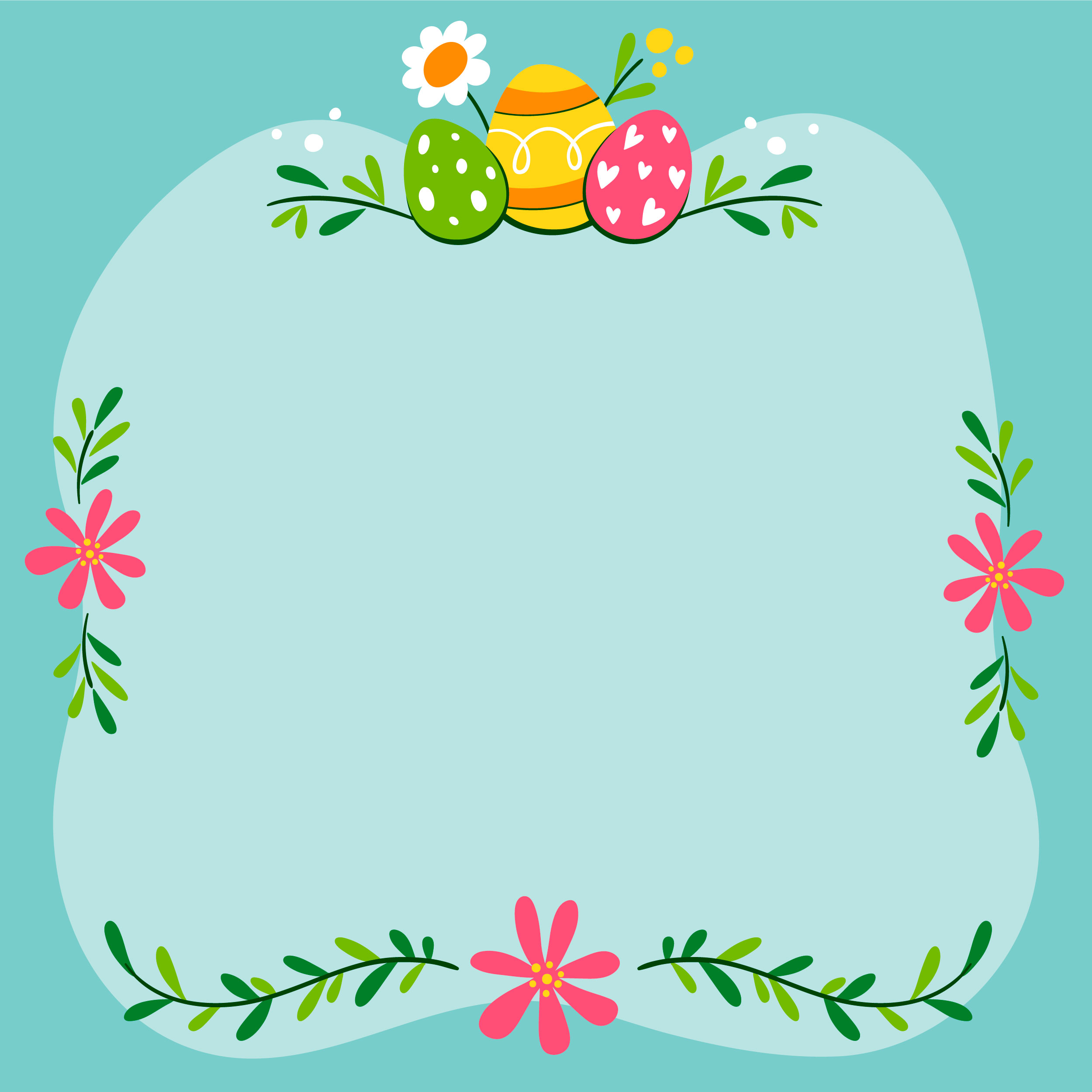 Preview for Easter-frame-template-background-cbad2