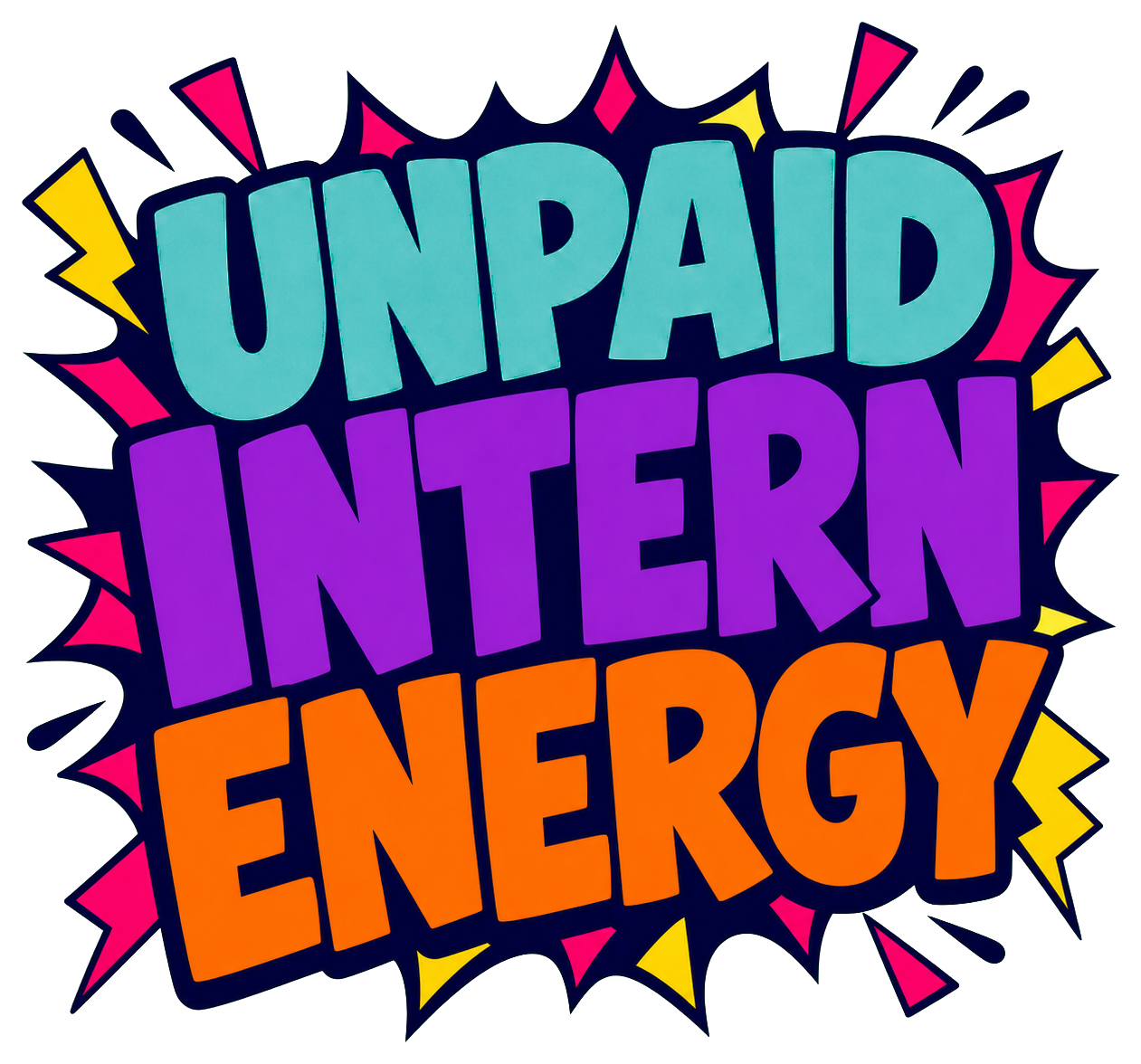 Preview for Unpaid Intern Energy Sticker