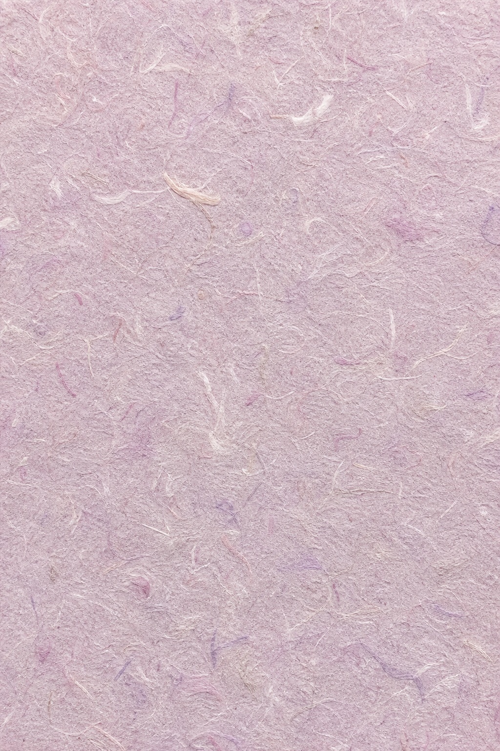 Soft rose lilac handmade paper texture with visible cotton fibers.