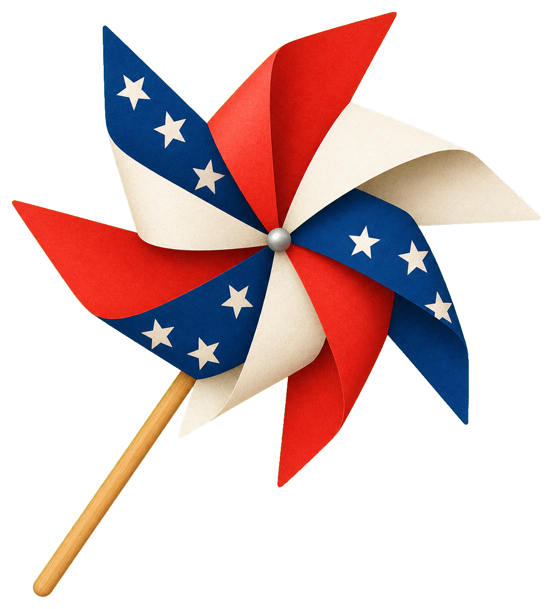 Preview for Starry Pinwheel 4th Of July Sticker