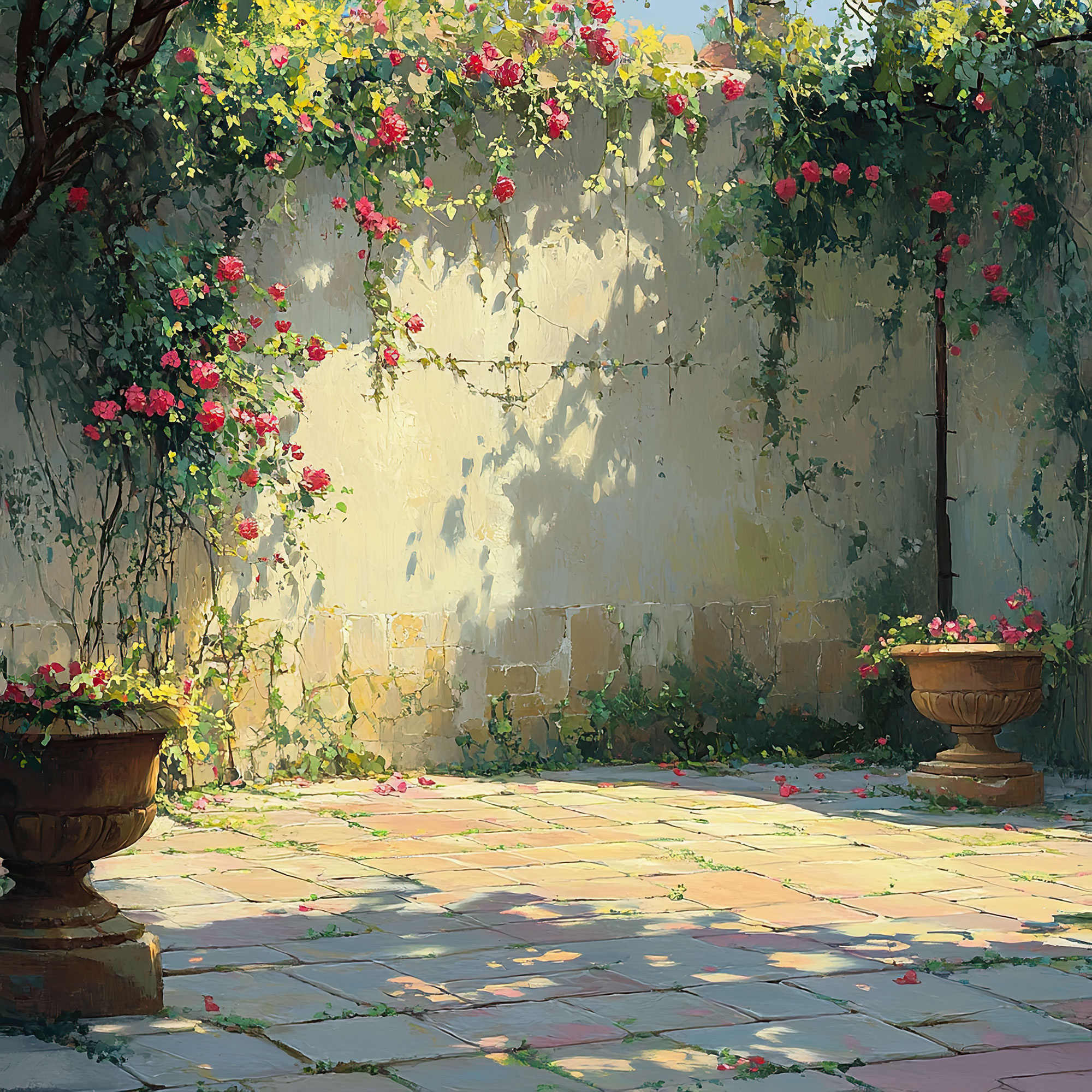 Preview for Serene-garden-oasis-simple-backdrop-background-db84d