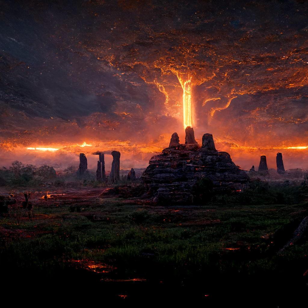 Preview for Ancient-ruins-mysterious-landscape-ai-images-background-a5b2e