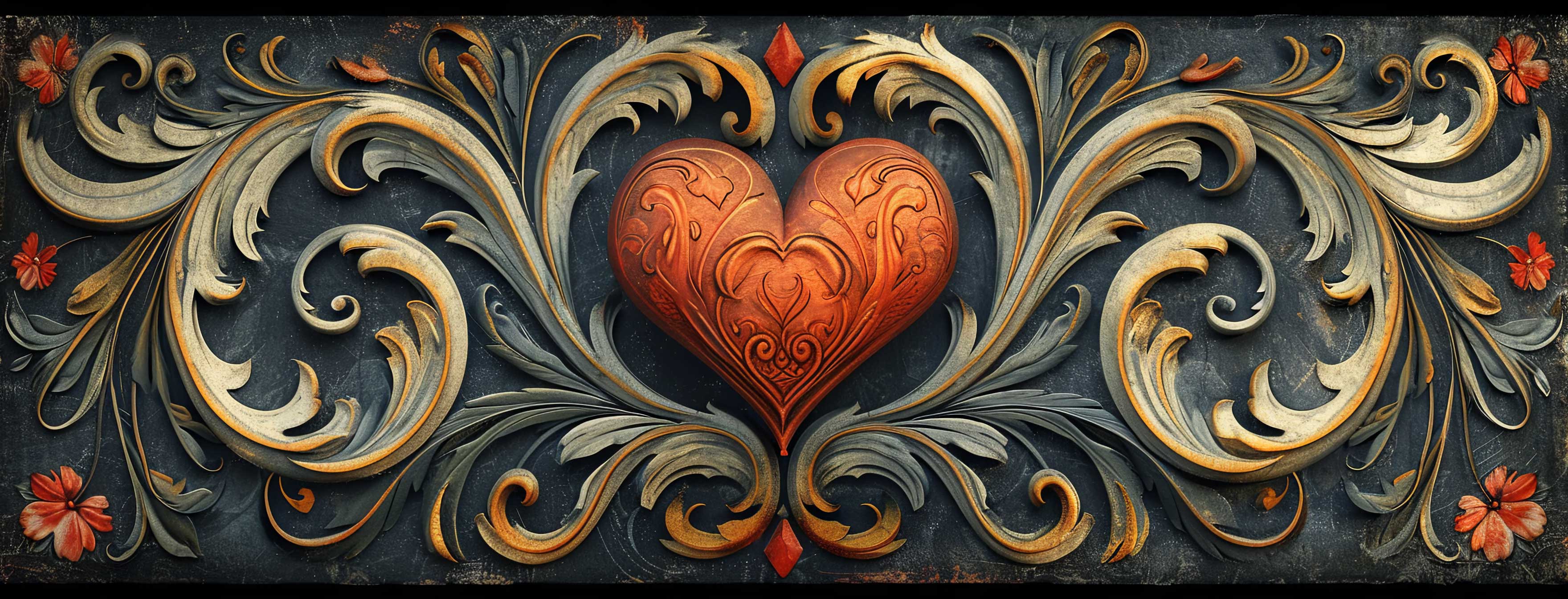 Preview for Ornate-heart-design-heart-cover-background-599c6