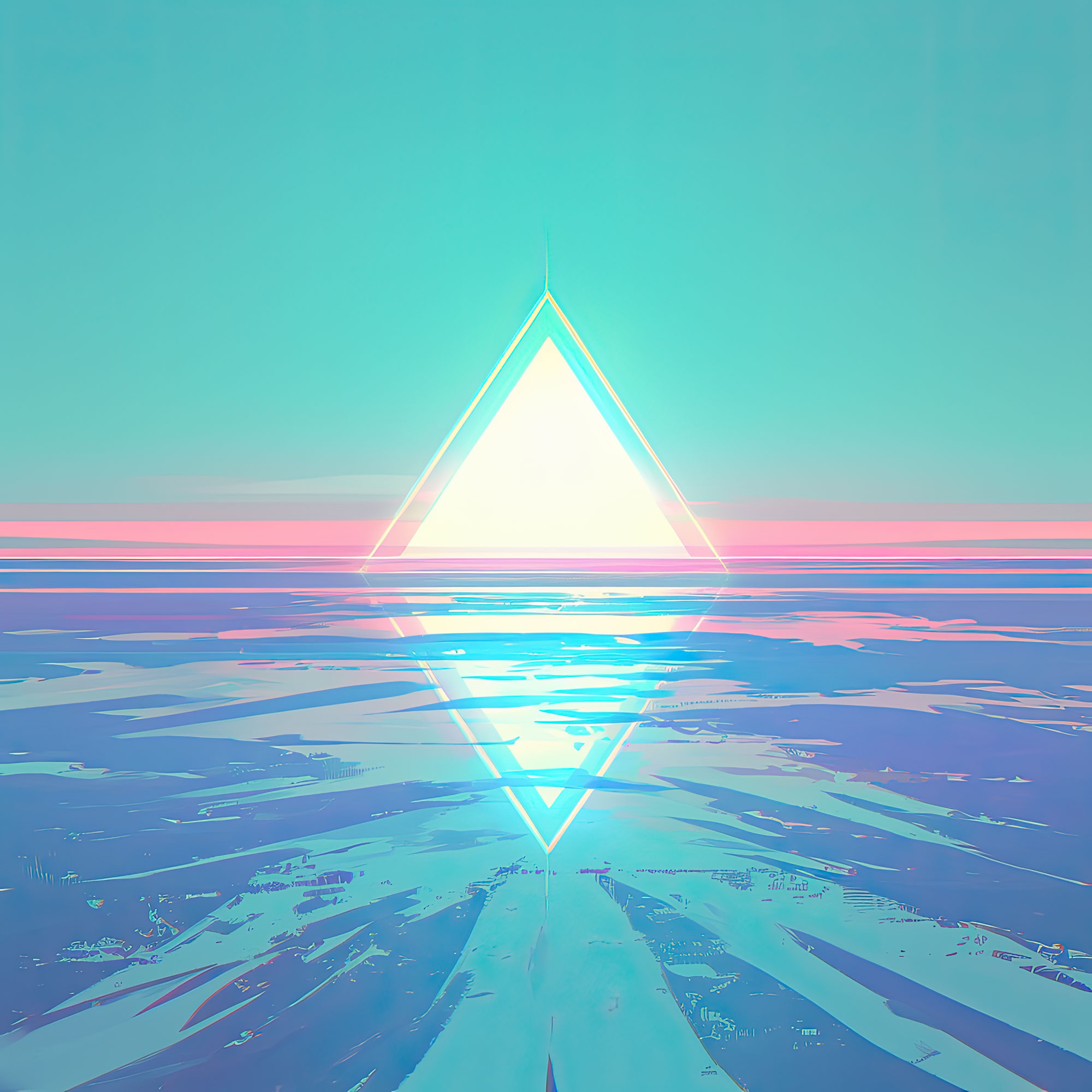 Preview for Neon-pyramid-landscape-abstract-backdrop-background-d16d0