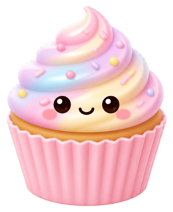 Preview for Cute Cupcake Sticker For Pizap Designs